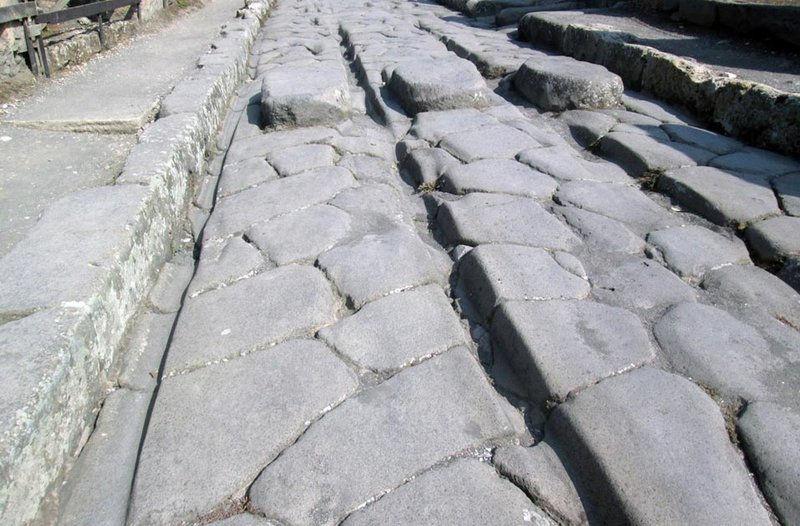Ancient Roman Street Paving