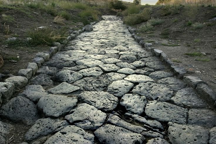 Ancient Roman Street Paving