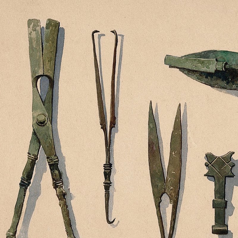 Ancient Roman Surgical Instruments