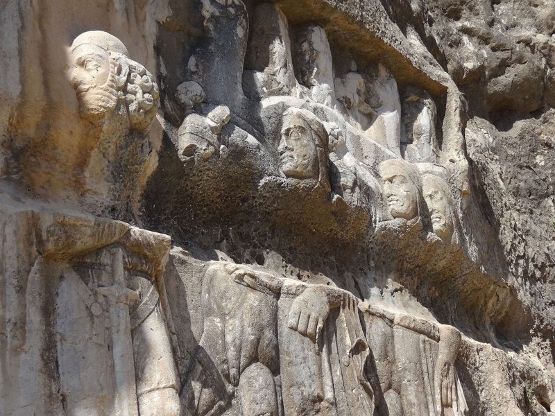 Ancient Sassanian Rock Reliefs