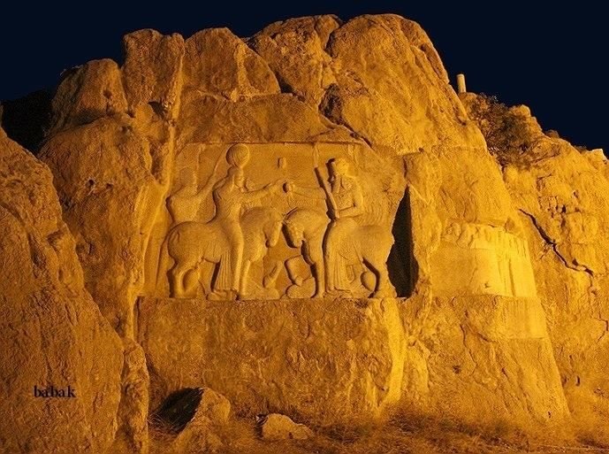 Ancient Sassanian Rock Reliefs