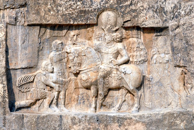 Ancient Sassanian Rock Reliefs