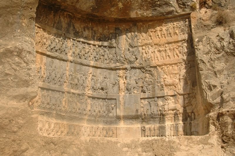 Ancient Sassanian Rock Reliefs