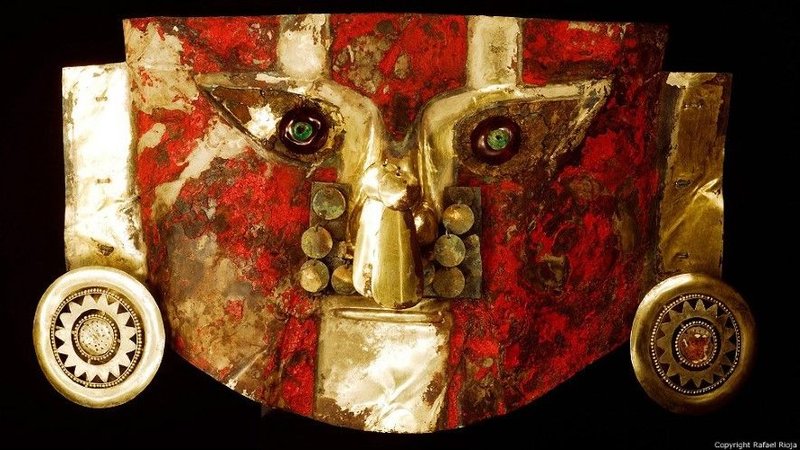 Ancient Sican Golden Masks