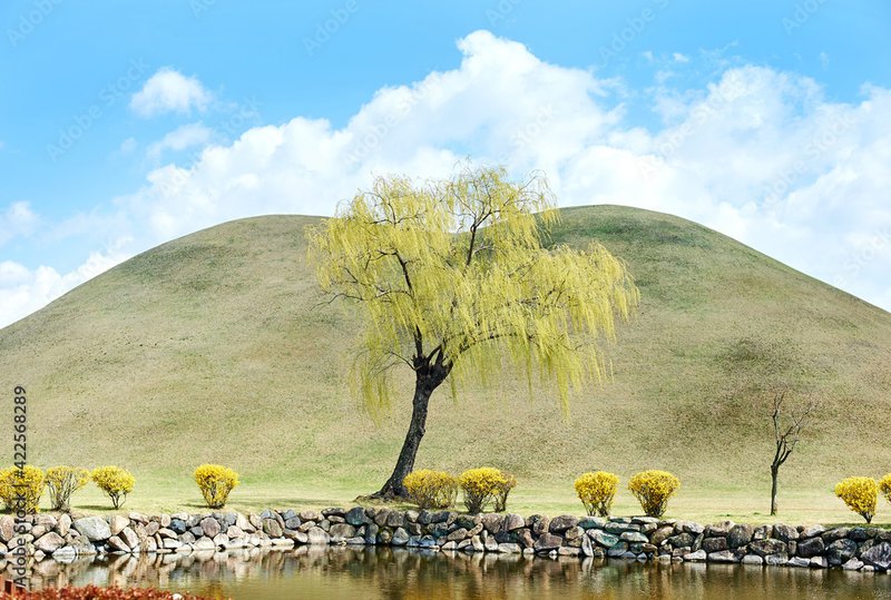 Ancient Silla Tombs In Korea