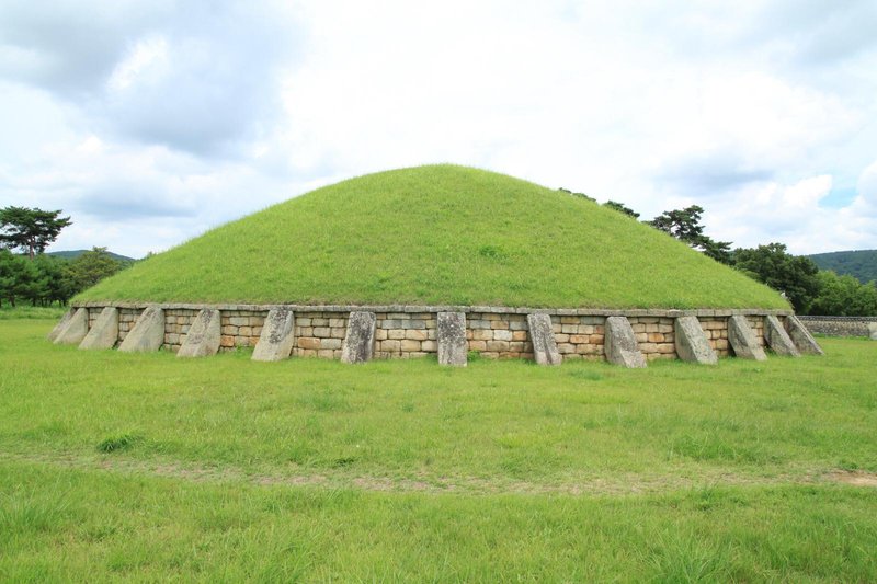 Ancient Silla Tombs In Korea