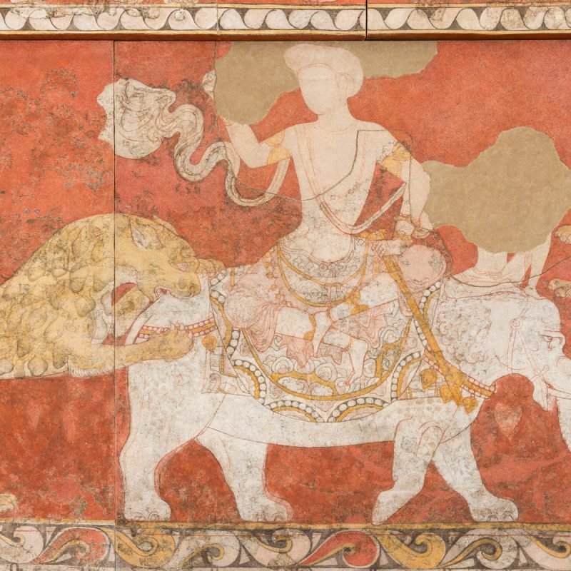 Ancient Sogdian Mural Fragments