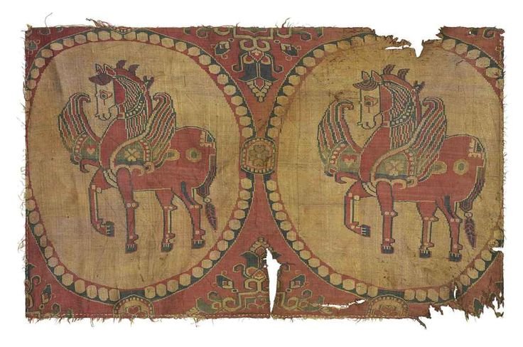 Ancient Sogdian Silk Trade Mural