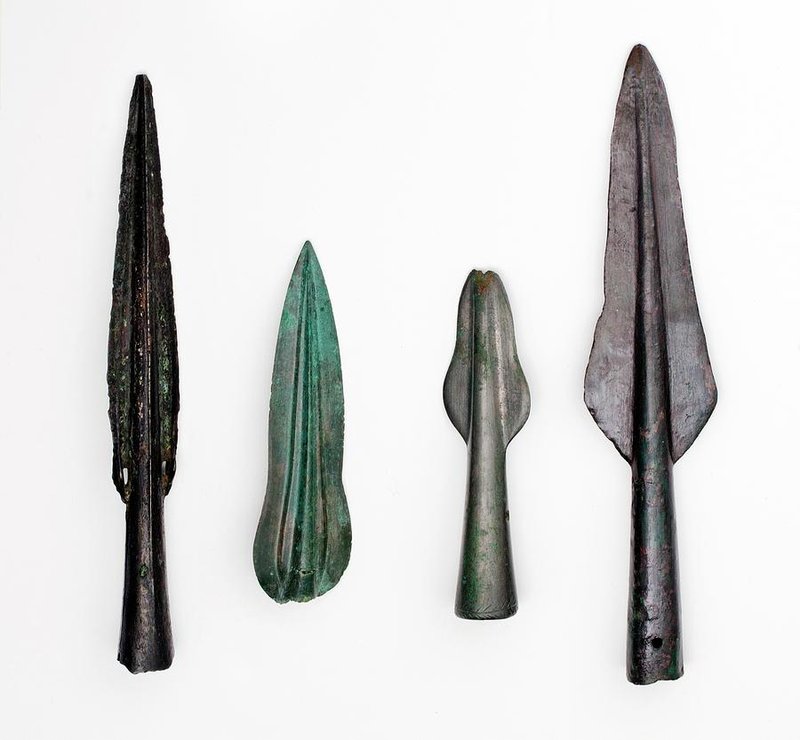 Ancient Spearheads From Bronze Age Europe