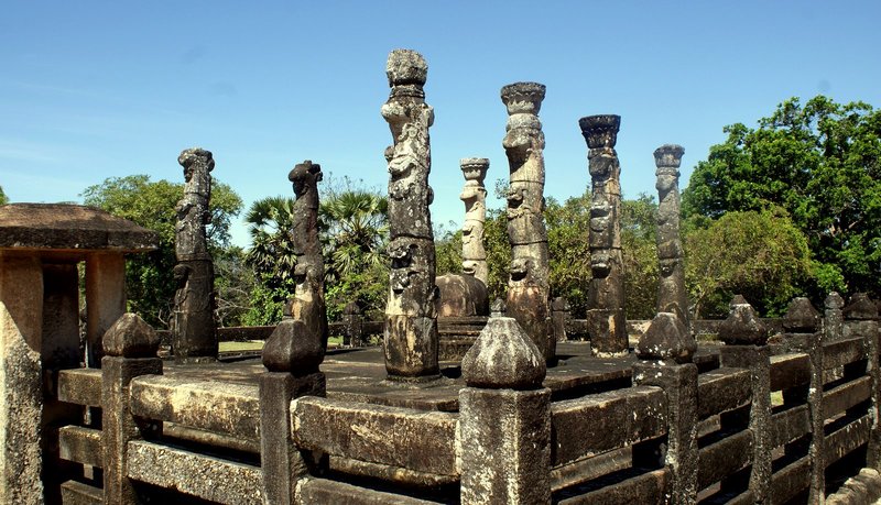Ancient Sri Lankan Stupa Carvings