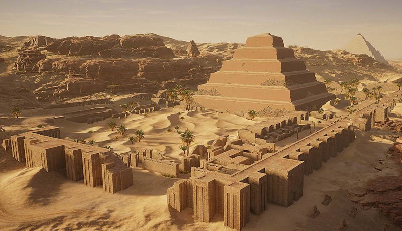 Ancient Step Pyramid Of Djoser