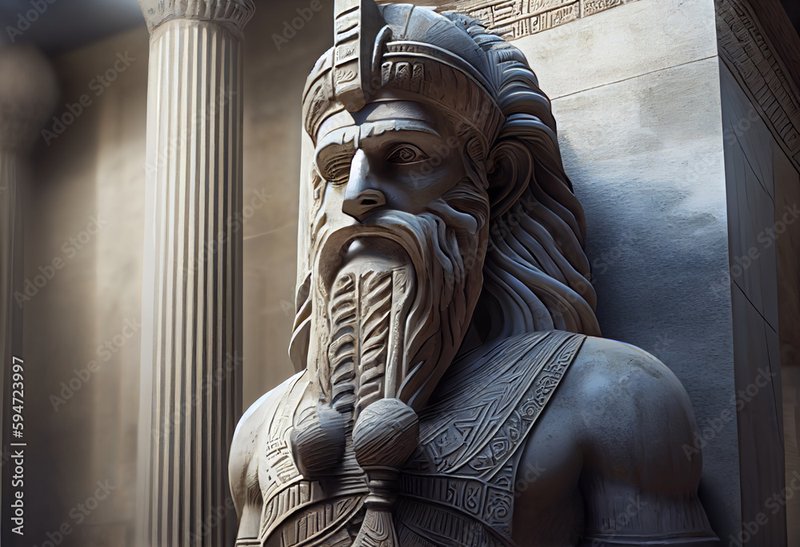 Ancient Sumerian God Enlil Depictions