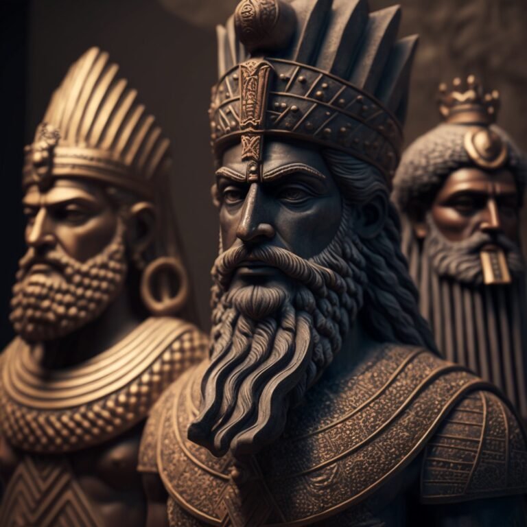 Ancient Sumerian God Enlil Depictions