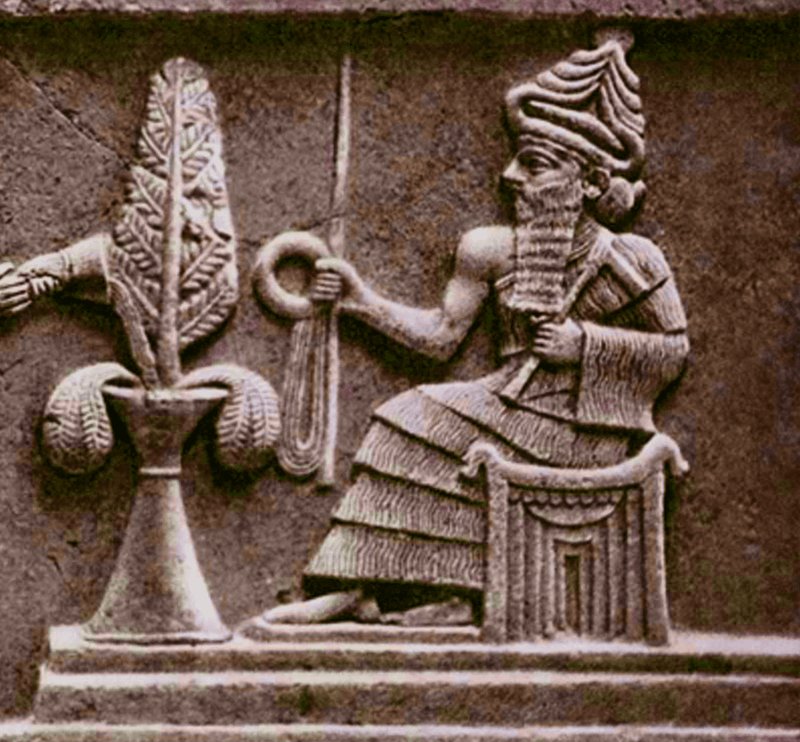 Ancient Sumerian God Enlil Depictions<span class=