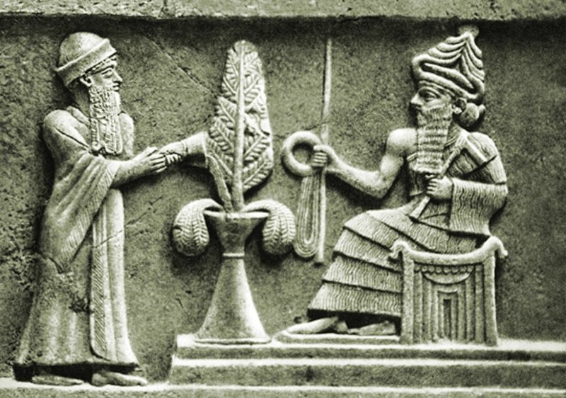 Ancient Sumerian God Enlil Depictions
