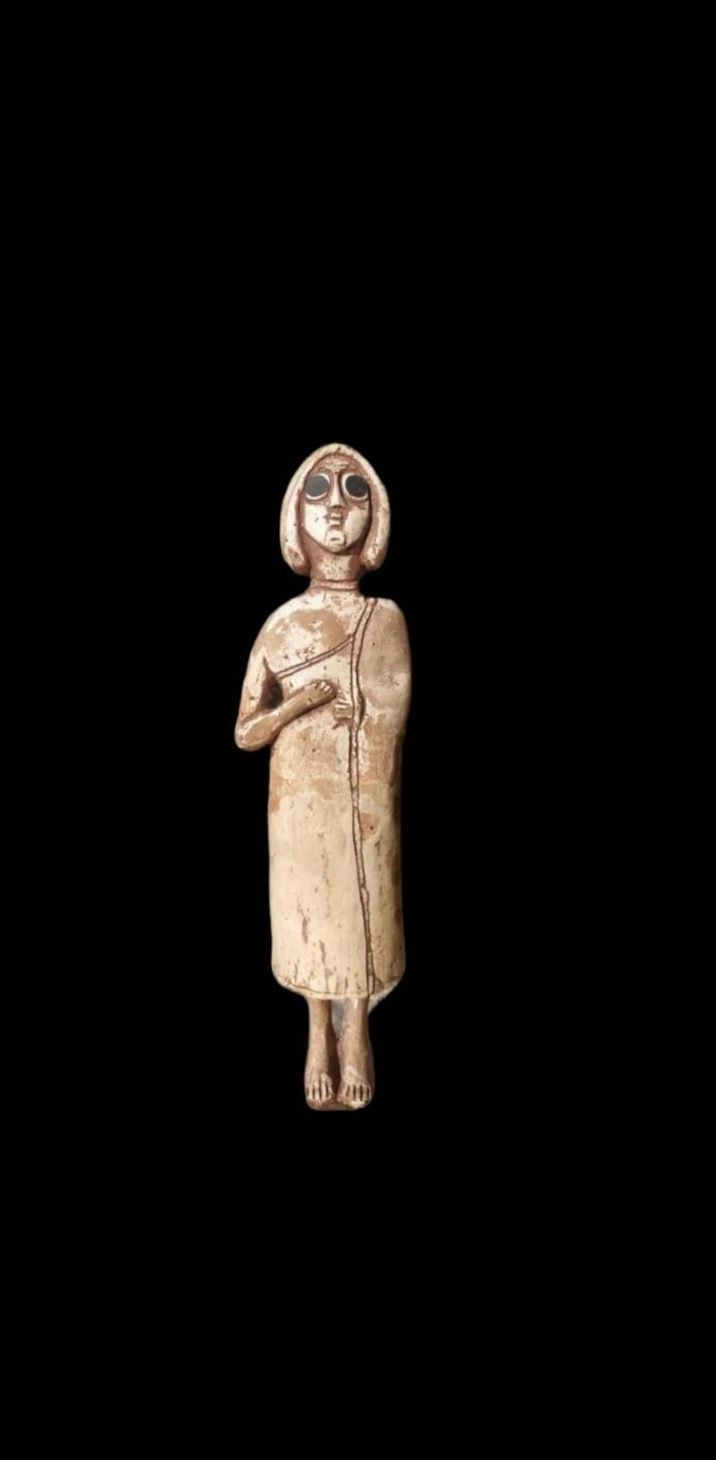 Ancient Sumerian Statue Of A Votive Worshipper