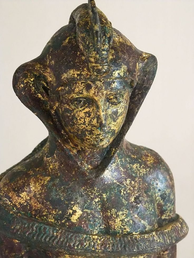 Ancient Syrian Bronze Votive Statue
