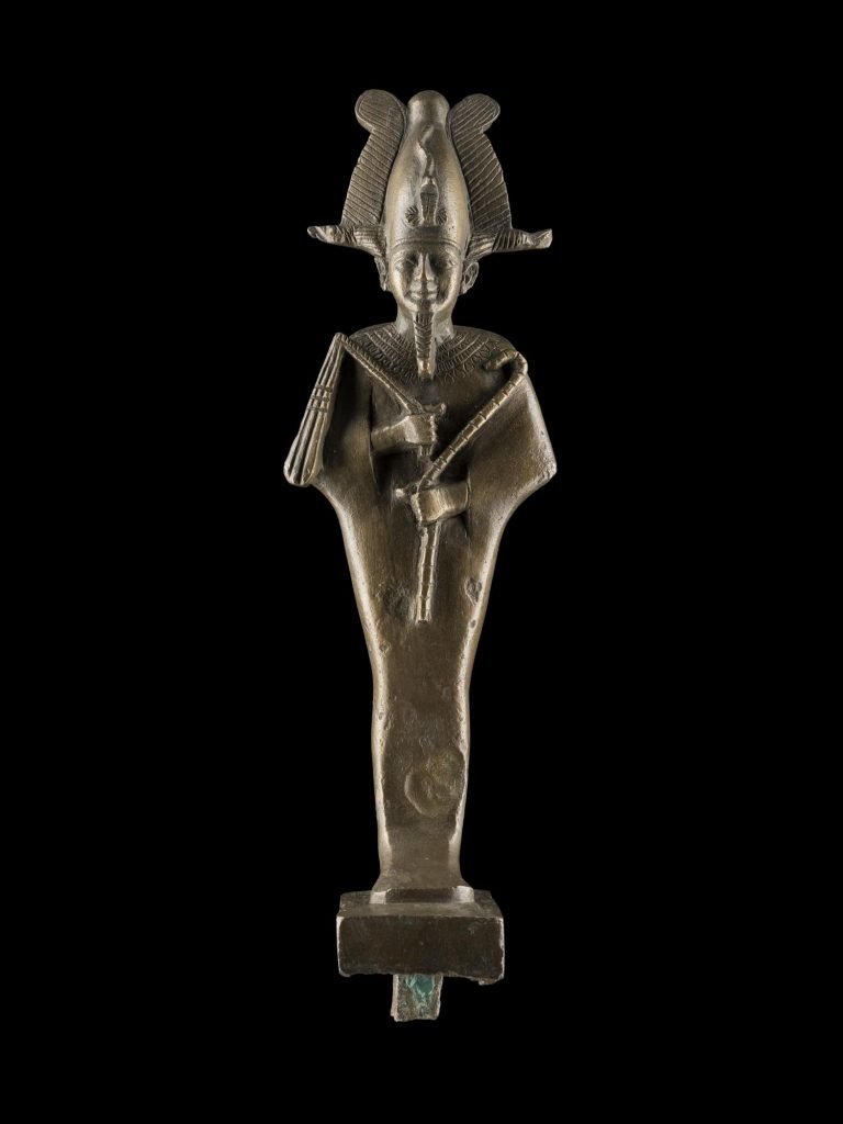 Ancient Syrian Bronze Votive Statue