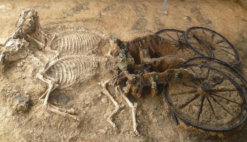 Ancient Thracian Chariot Burial Site<span class=