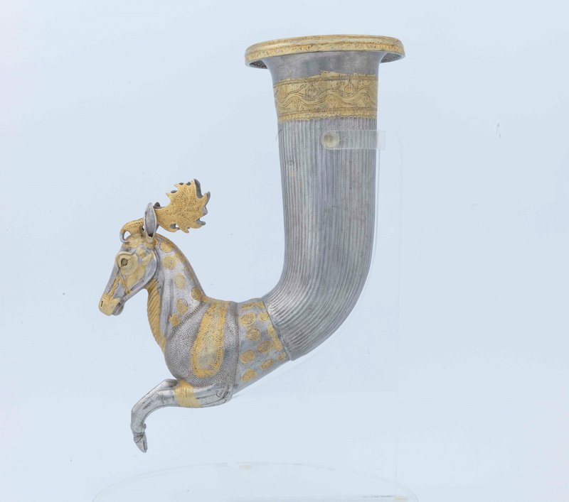 Ancient Thracian Silver Rhyton