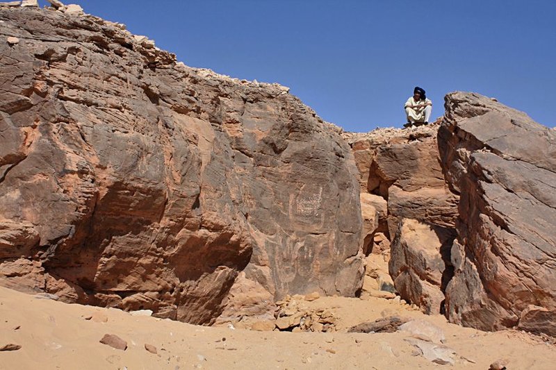 Ancient Throne Of Pharaoh Carvings