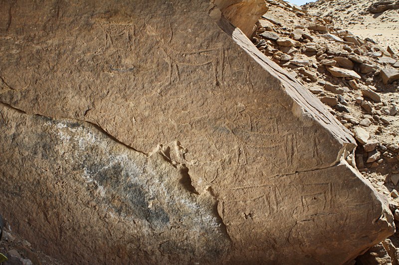 Ancient Throne Of Pharaoh Carvings