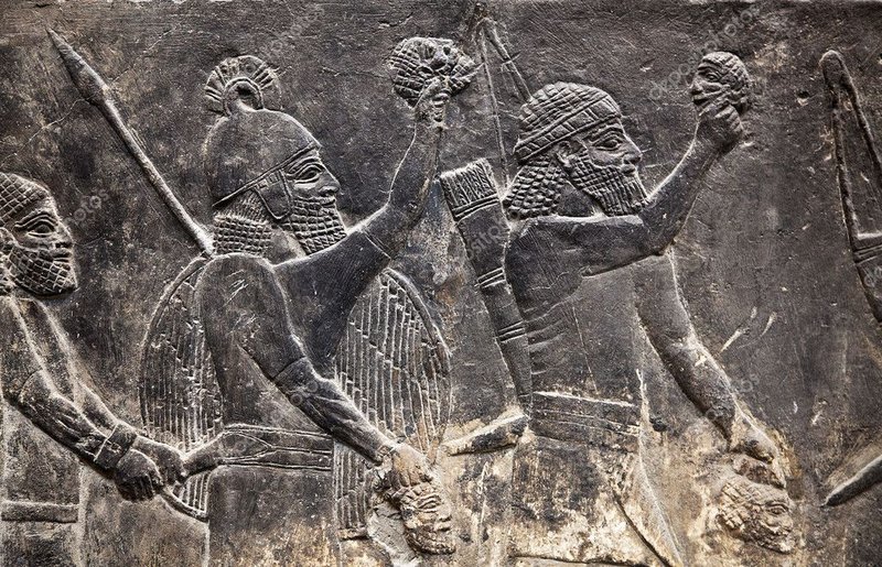Assyrian Palace Wall Carvings
