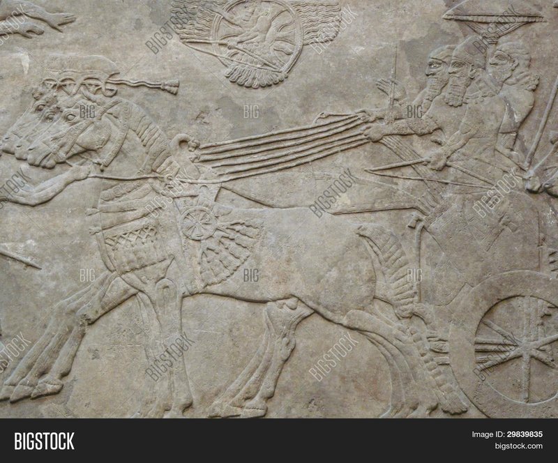 Assyrian Palace Wall Carvings