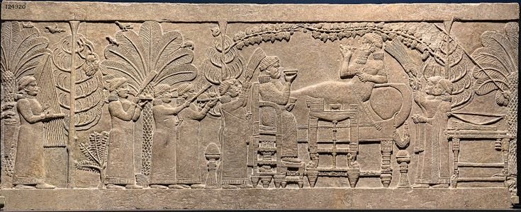 Assyrian Royal Banquet Relief