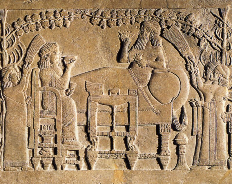 Assyrian Royal Banquet Relief