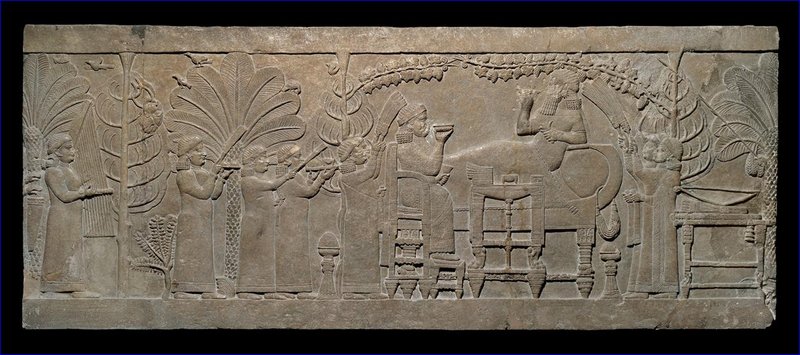 Assyrian Royal Banquet Relief