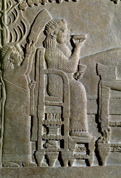 Assyrian Royal Banquet Relief