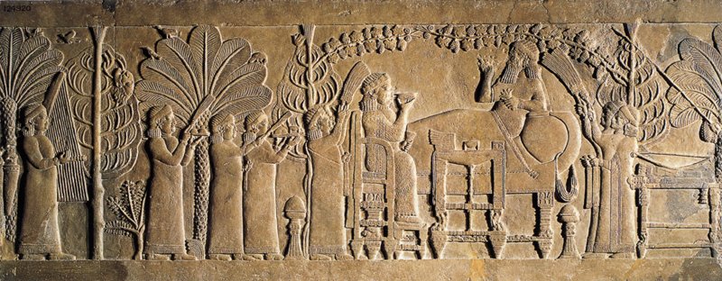 Assyrian Royal Banquet Relief