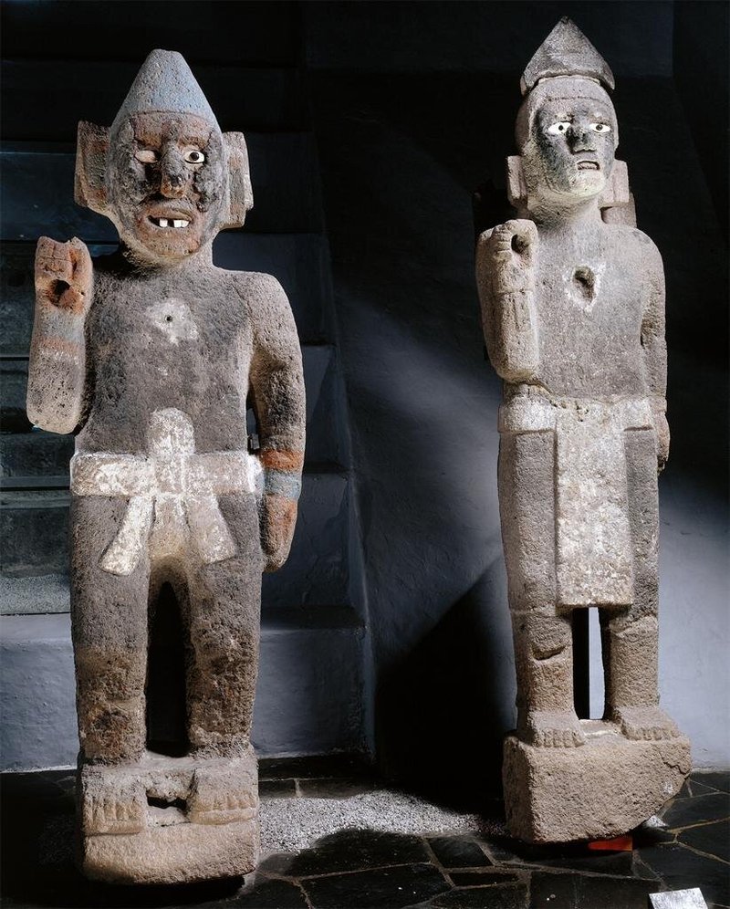 Aztec Deity Huitzilopochtli Statues