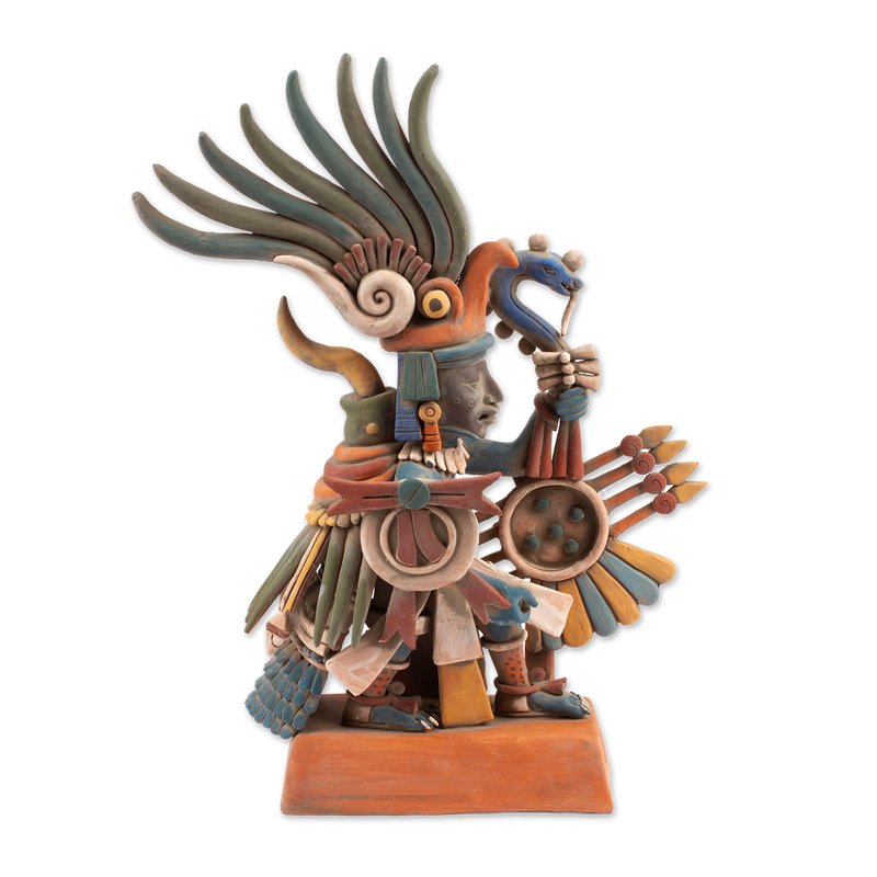 Aztec Deity Huitzilopochtli Statues