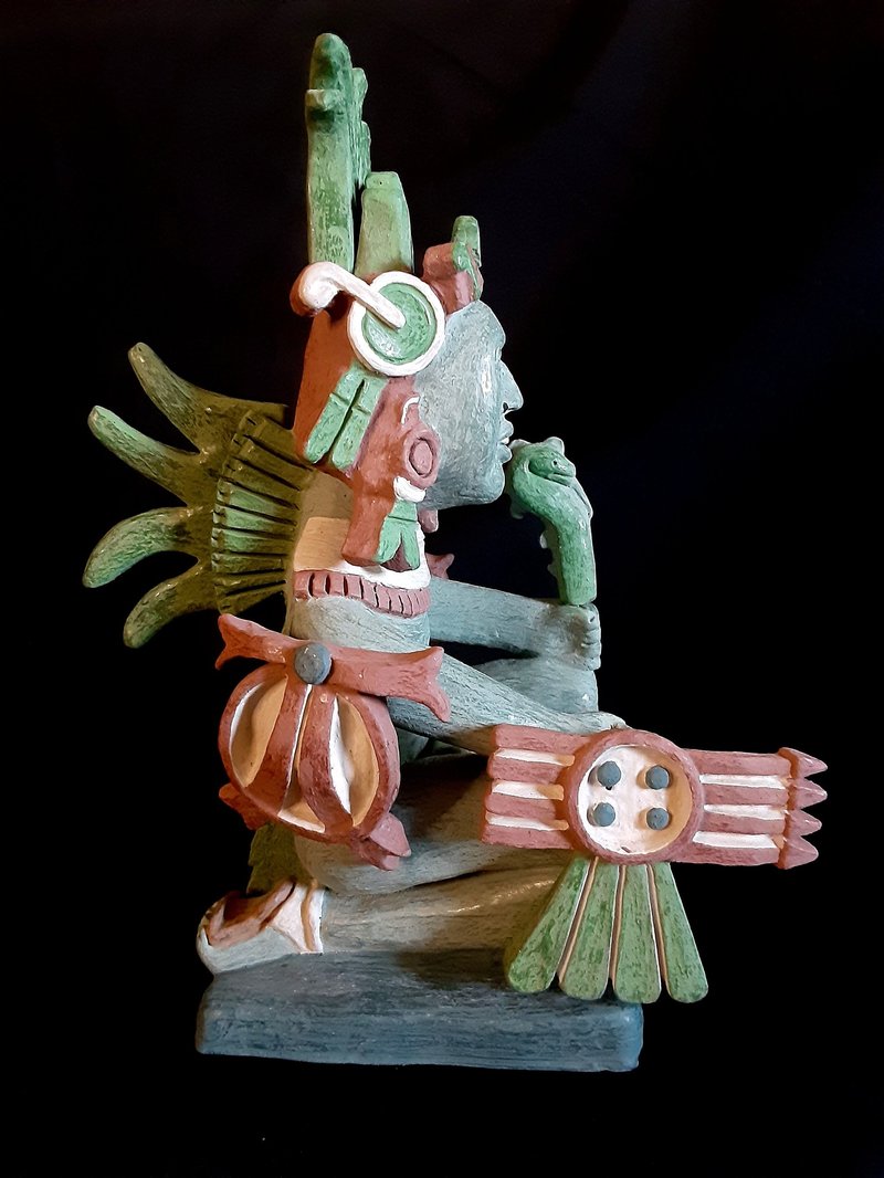 Aztec Deity Huitzilopochtli Statues