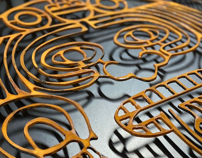 Aztec Sun Stone Carving