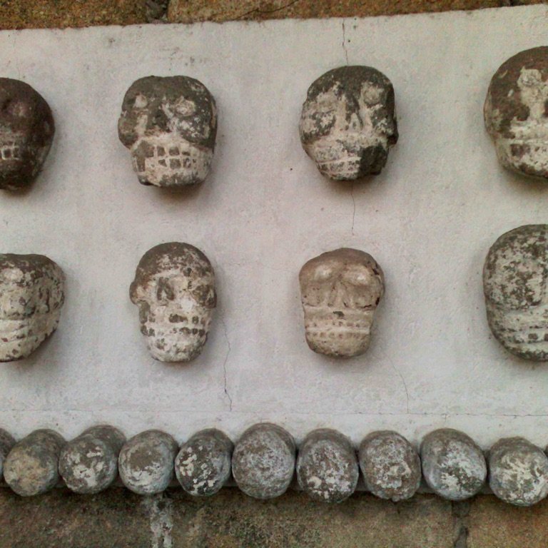 Aztec Tzompantli Skull Rack Reconstruction