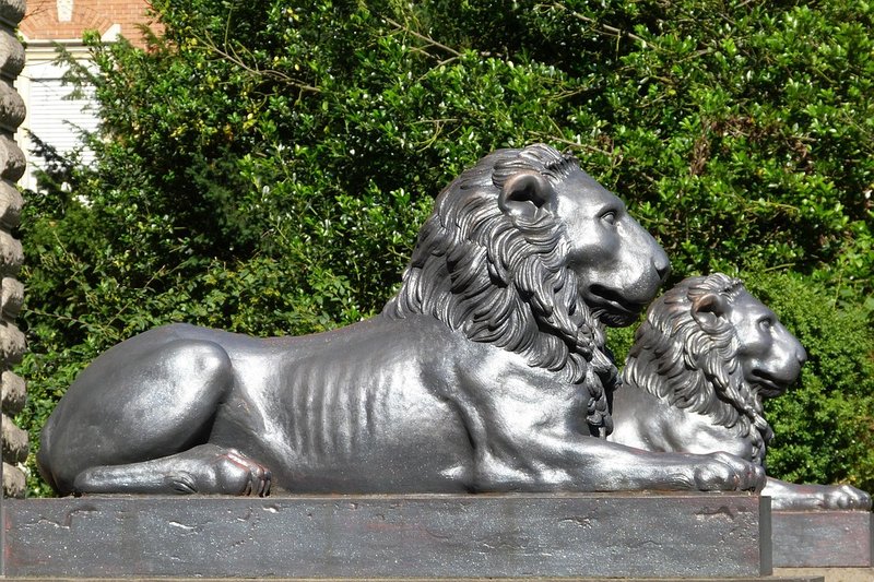 Babylonian Lion Statues