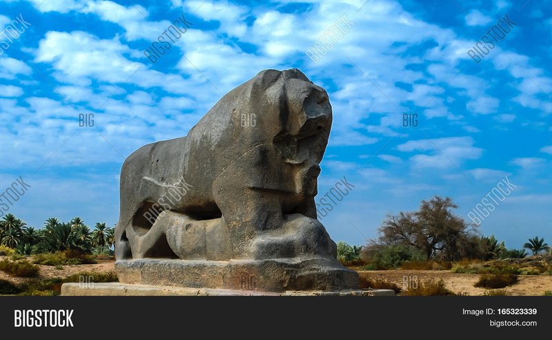 Babylonian Lion Statues