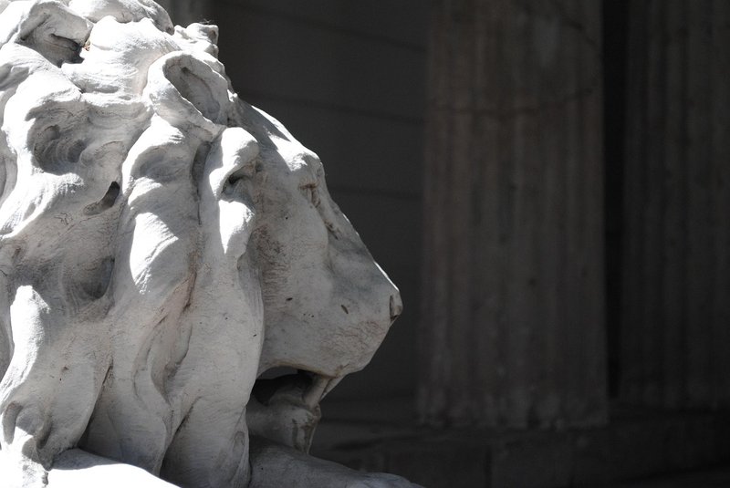 Babylonian Lion Statues