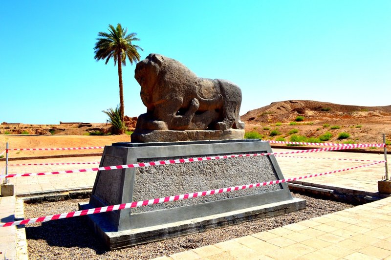 Babylonian Lion Statues