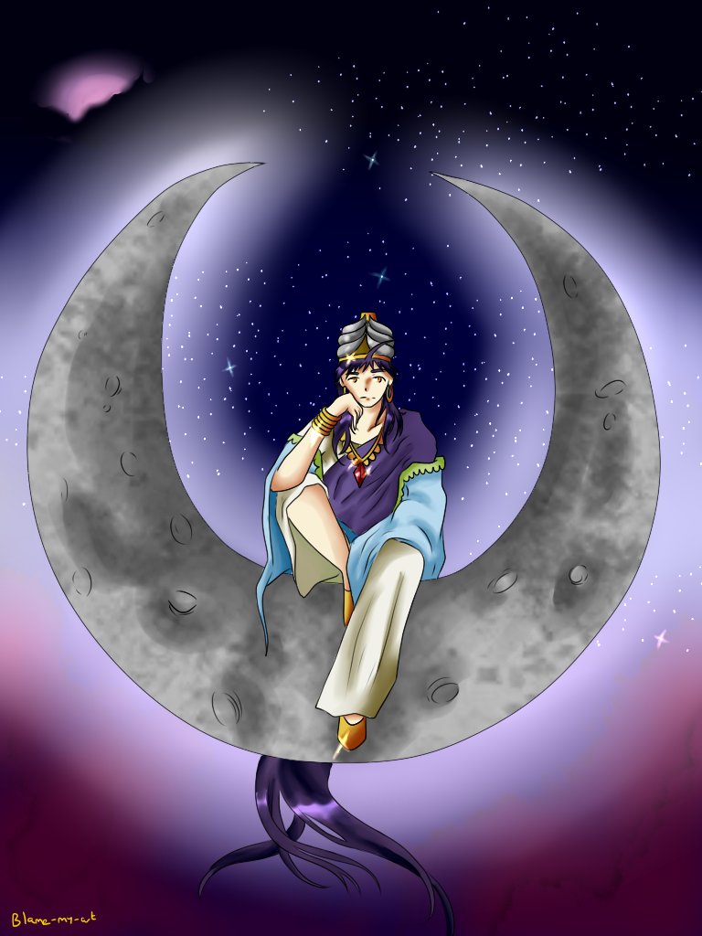 Babylonian Moon God Sin Relief
