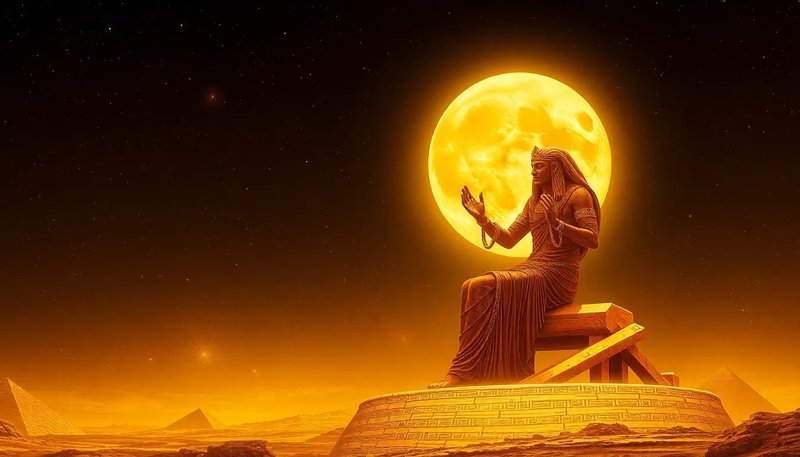 Babylonian Moon God Sin Relief<span class=