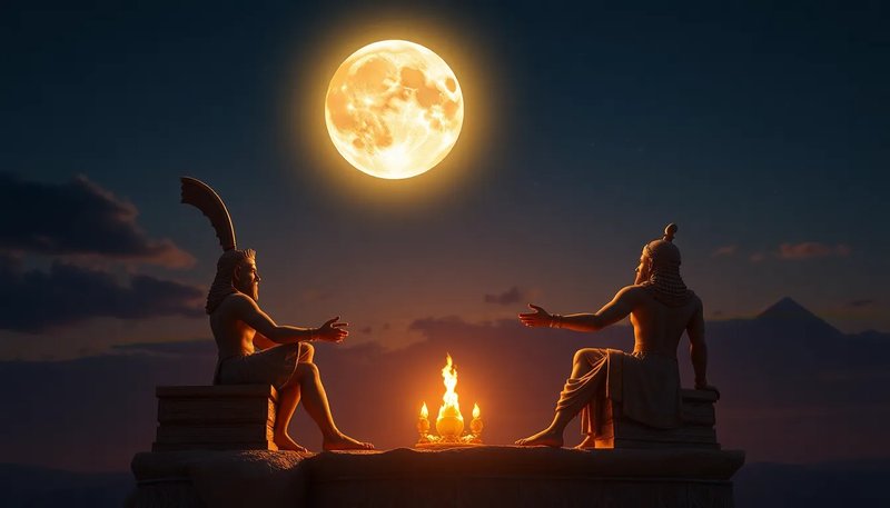 Babylonian Moon God Sin Relief