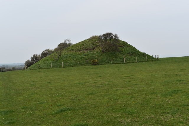 Bronze Age Burial Mound In Europe