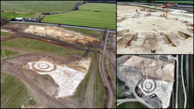 Bronze Age Burial Mound In Europe