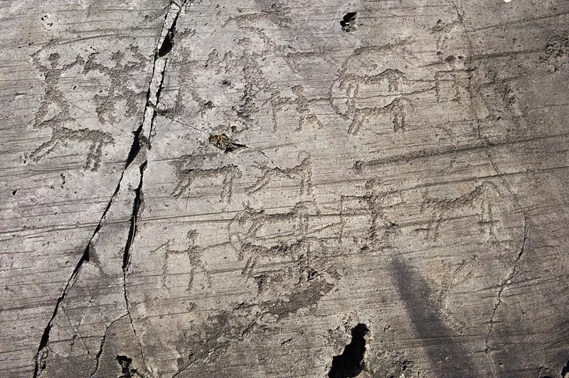 Bronze Age Petroglyphs In Valcamonica