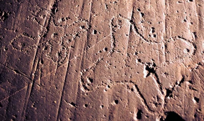 Bronze Age Petroglyphs In Valcamonica<span class=