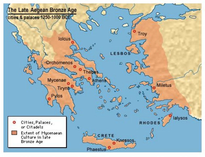 Bronze Age Trade Routes In The Aegean